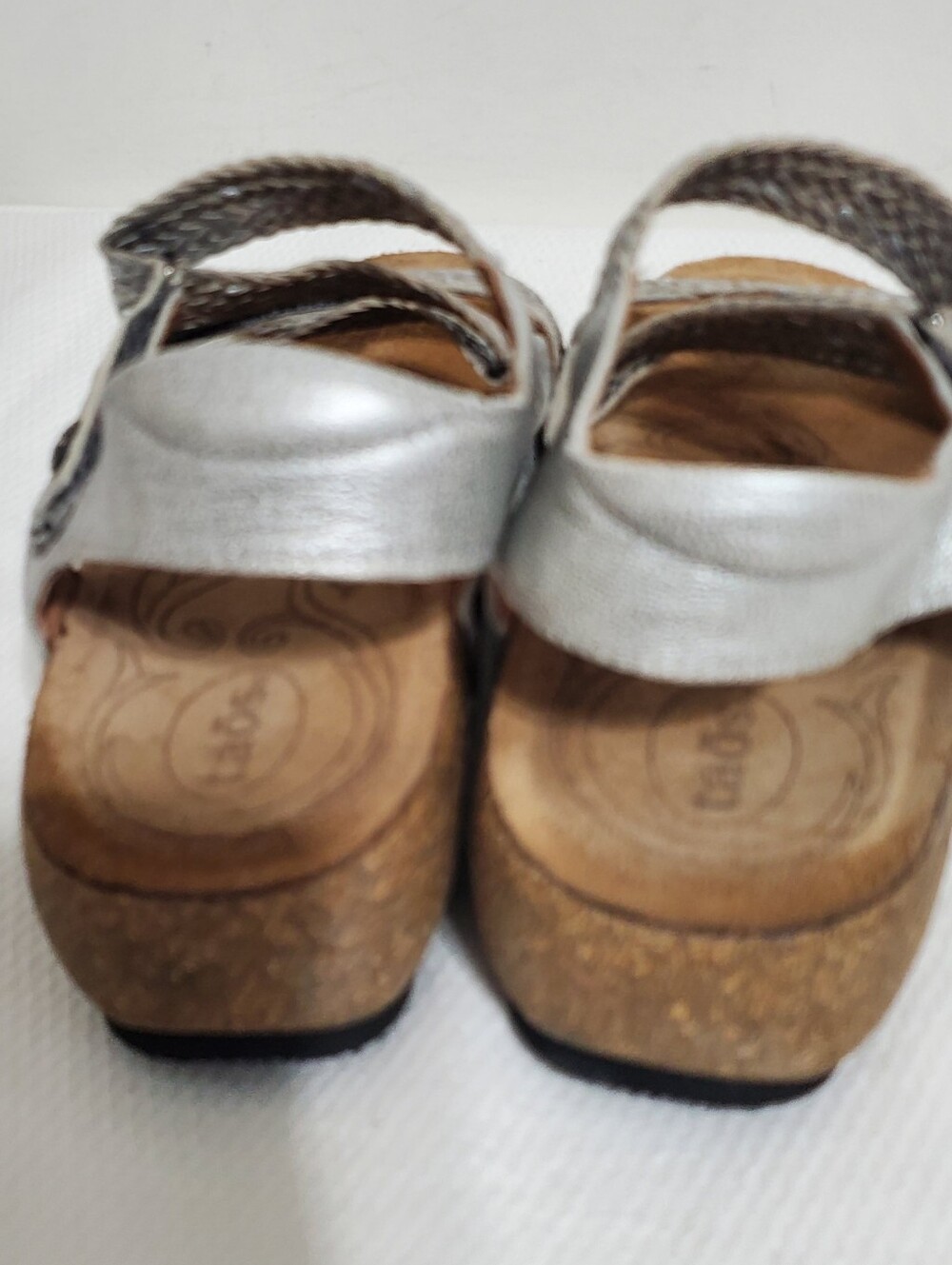 Taos Footwear Beige Braided Leather Sandals - Picture 2 of 13